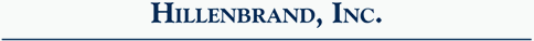 (HILLENBRAND, INC. LETTERHEAD)