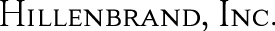 (HILLENBRAND, INC. LOGO)